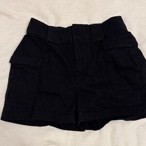 TNA Black Cargo Shorts